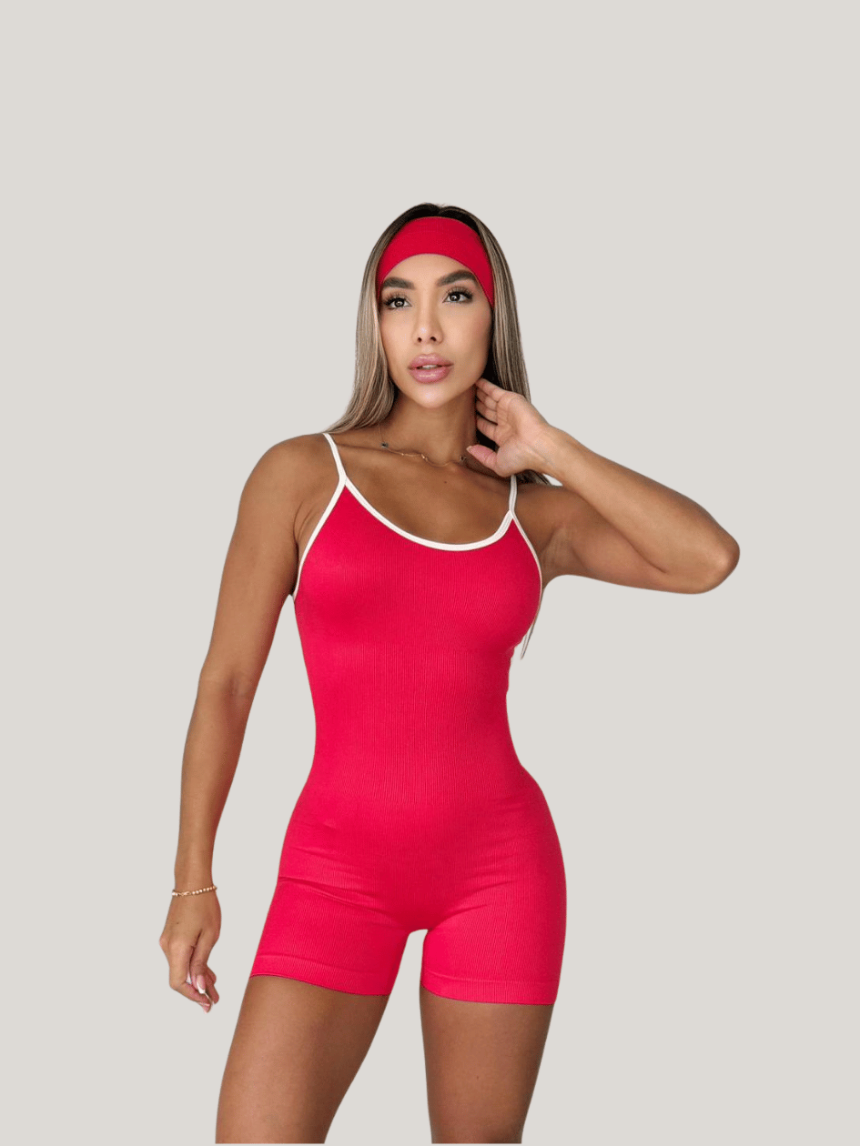 ENTERIZO HARMONY ROJO