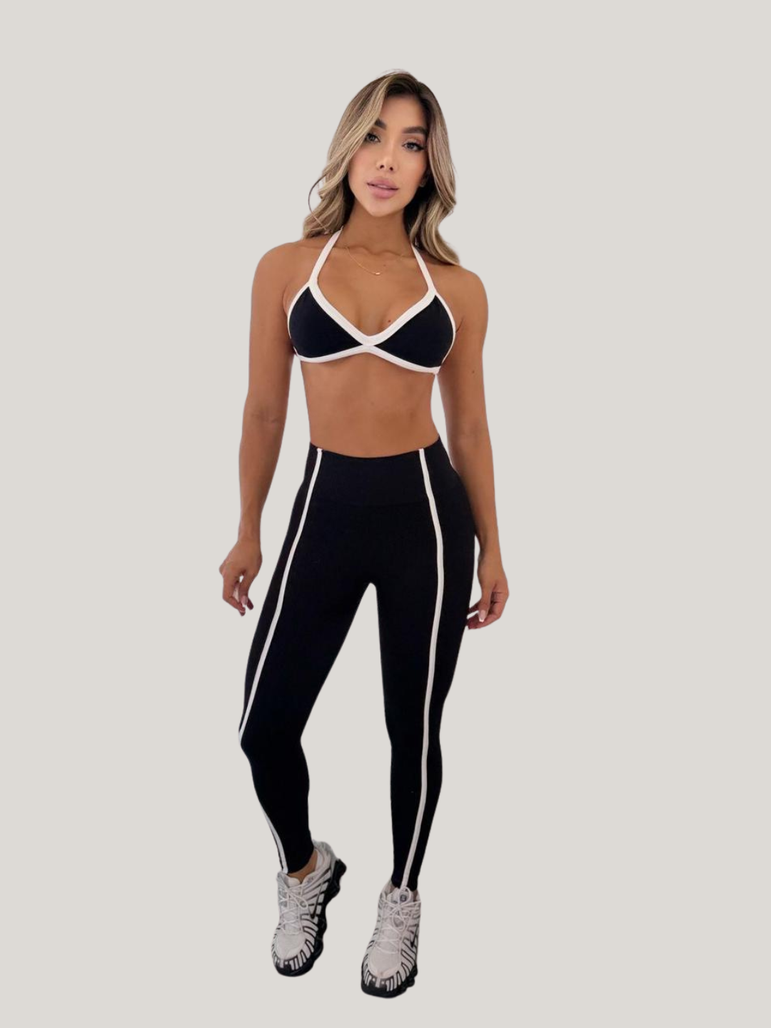 Set Leggins + Top Negro